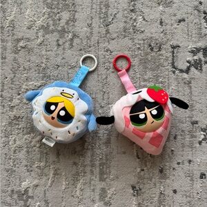 SoapStudio Powerpuff Girls Bakery Factory Series Plush Keychains